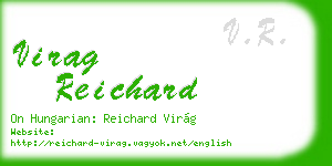 virag reichard business card